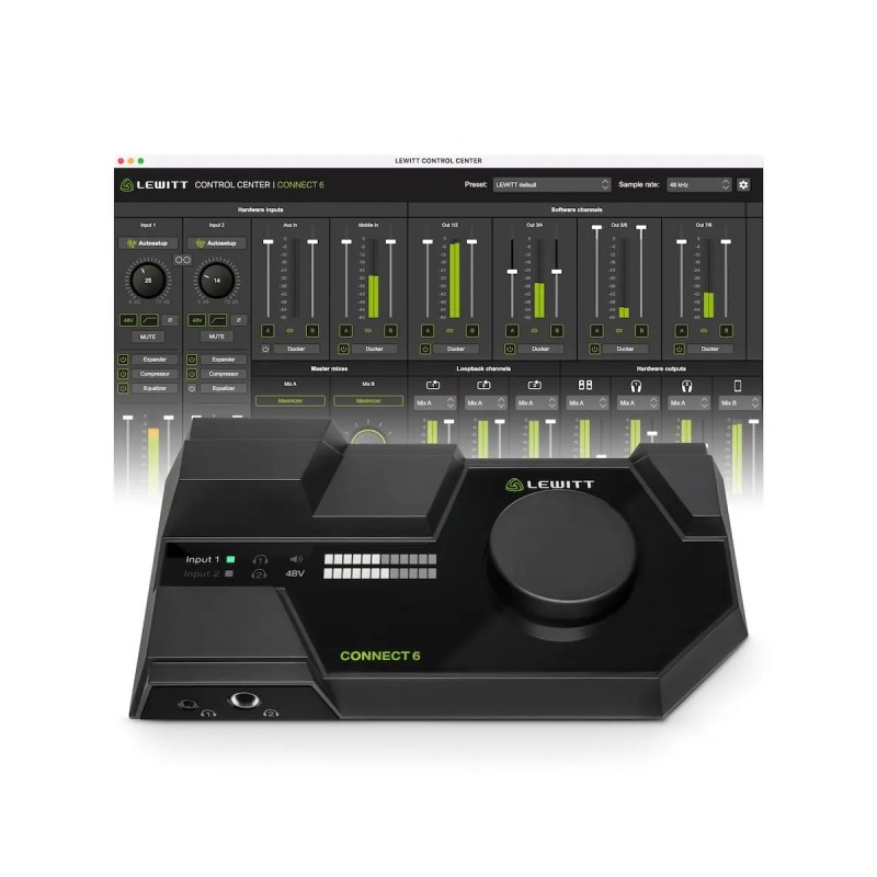 Lewitt CONNECT 6 - Interfejs audio Lewitt CONNECT 6 - Interfejs audio