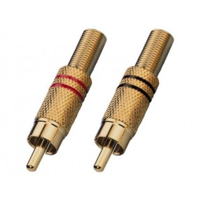 Monacor T-708GLC - Para wtyków RCA