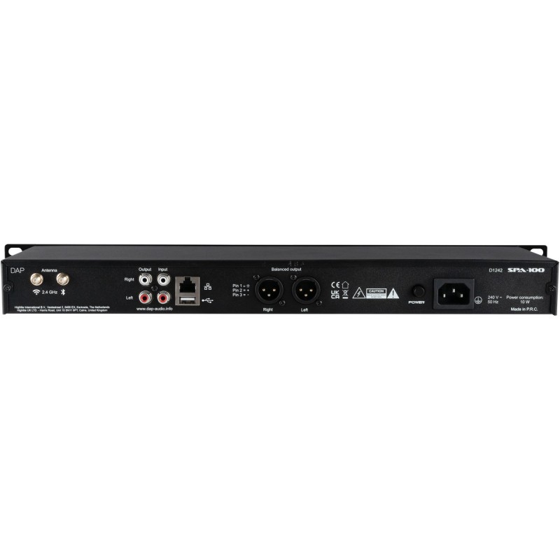 DAP Audio SPA-100 - Przedwzmacniacz strumieniowy DAP Audio SPA-100 - Przedwzmacniacz strumieniowy