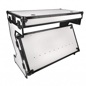 ShowGear Portable Z-Style Table - Przenośny stół dla DJ-a biały