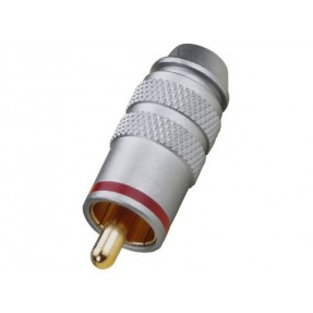 Monacor T-711GslsRT - Wtyk RCA