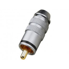 Monacor T-711GslsSW - Wtyk RCA