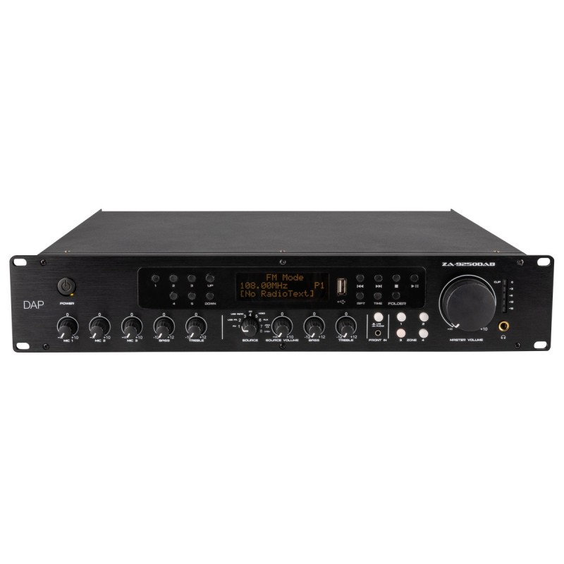 DAP Audio ZA-9250DAB - Wzmacniacz miksujący DAP Audio ZA-9250DAB - Wzmacniacz miksujący