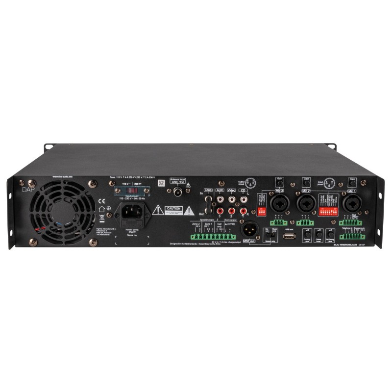 DAP Audio ZA-9120DAB - Wzmacniacz miksujący DAP Audio ZA-9120DAB - Wzmacniacz miksujący