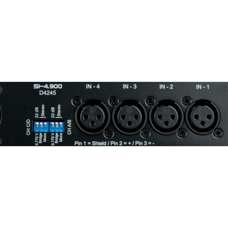 DAP Audio SI-4.900 - Wzmacniacz mocy przeznaczony do instalacji DAP Audio SI-4.900 - Wzmacniacz mocy przeznaczony do instalacji
