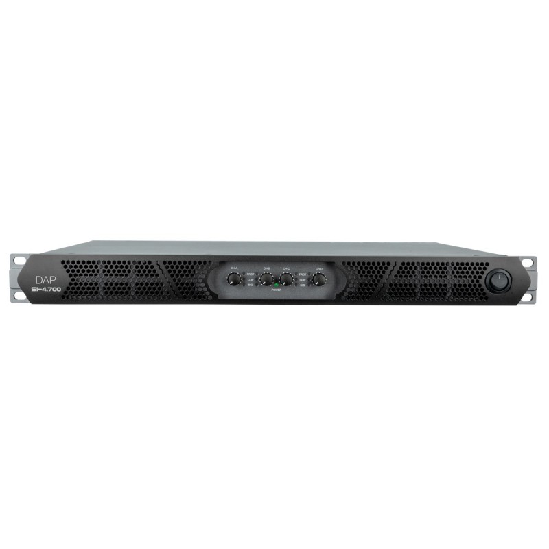 DAP Audio SI-4.700 - Wzmacniacz mocy przeznaczony do instalacji DAP Audio SI-4.700 - Wzmacniacz mocy przeznaczony do instalacji