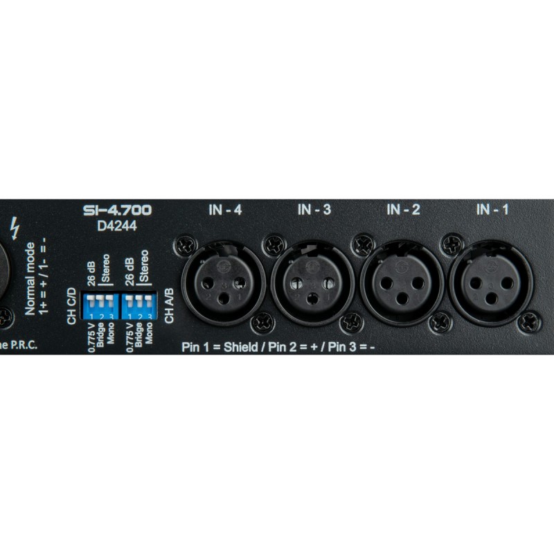 DAP Audio SI-4.700 - Wzmacniacz mocy przeznaczony do instalacji DAP Audio SI-4.700 - Wzmacniacz mocy przeznaczony do instalacji
