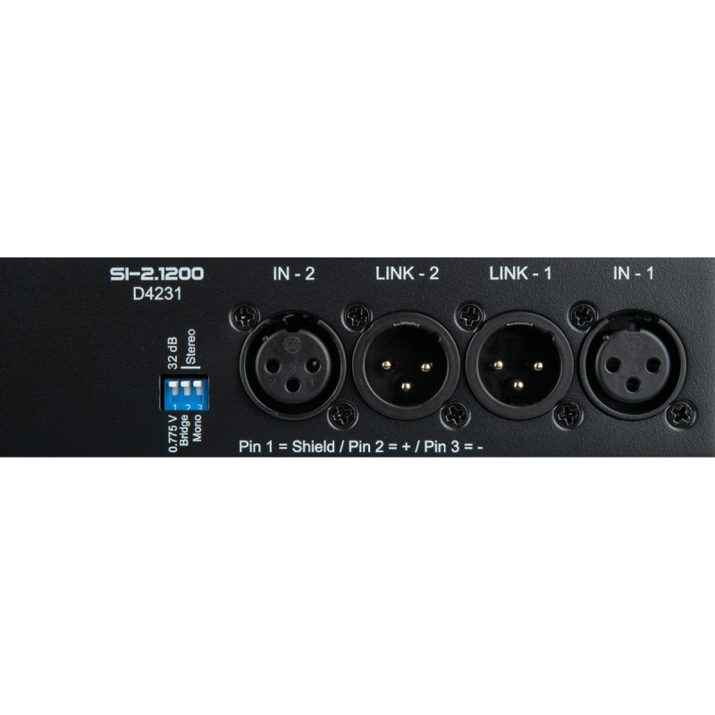 DAP Audio SI-2.1200 - Wzmacniacz mocy przeznaczony do instalacji DAP Audio SI-2.1200 - Wzmacniacz mocy przeznaczony do instalacji