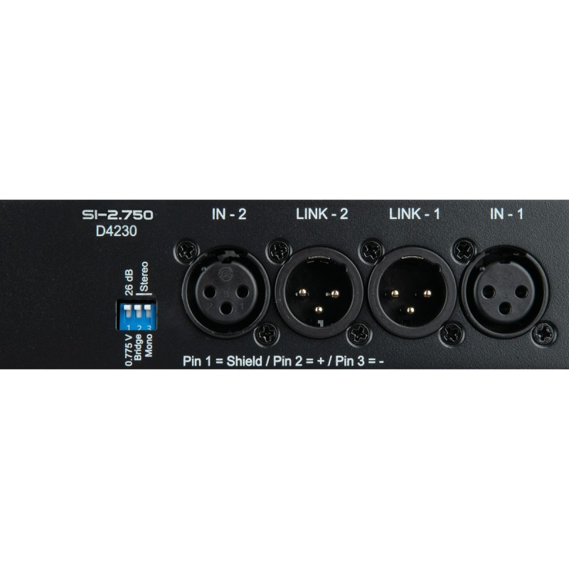 DAP Audio SI-2.750 - Wzmacniacz mocy przeznaczony do instalacji DAP Audio SI-2.750 - Wzmacniacz mocy przeznaczony do instalacji