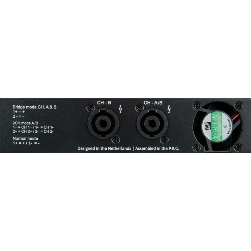 DAP Audio SI-2.750 - Wzmacniacz mocy przeznaczony do instalacji DAP Audio SI-2.750 - Wzmacniacz mocy przeznaczony do instalacji
