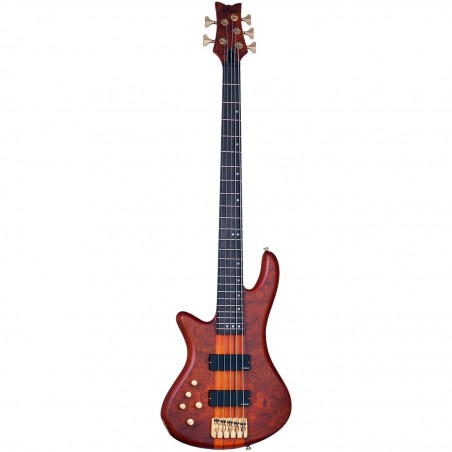 Schecter Stiletto Studio-5 LH Honey Satin - Gitara basowa