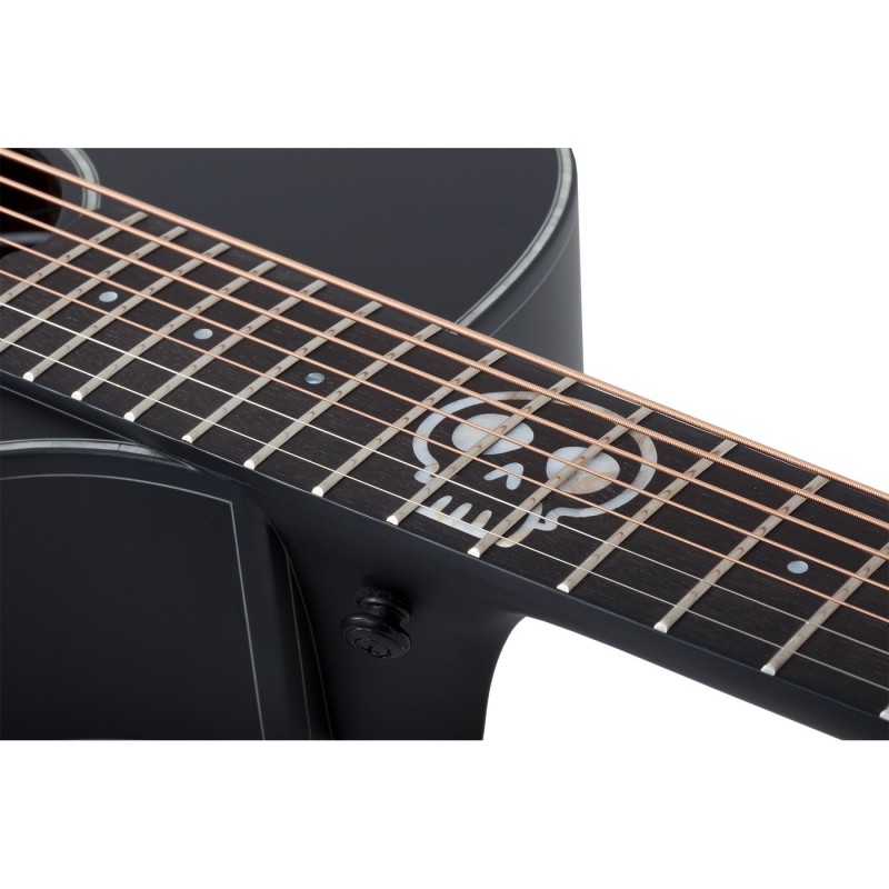 Schecter Regulo Caro-7 Acoustic Satin Black - Gitara elektro-akustyczna