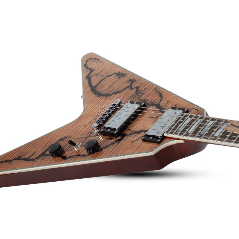 Schecter V-1 Electro-Resin Gloss Natural - Gitara elektryczna Schecter V-1 Electro-Resin Gloss Natural - Gitara elektryczna
