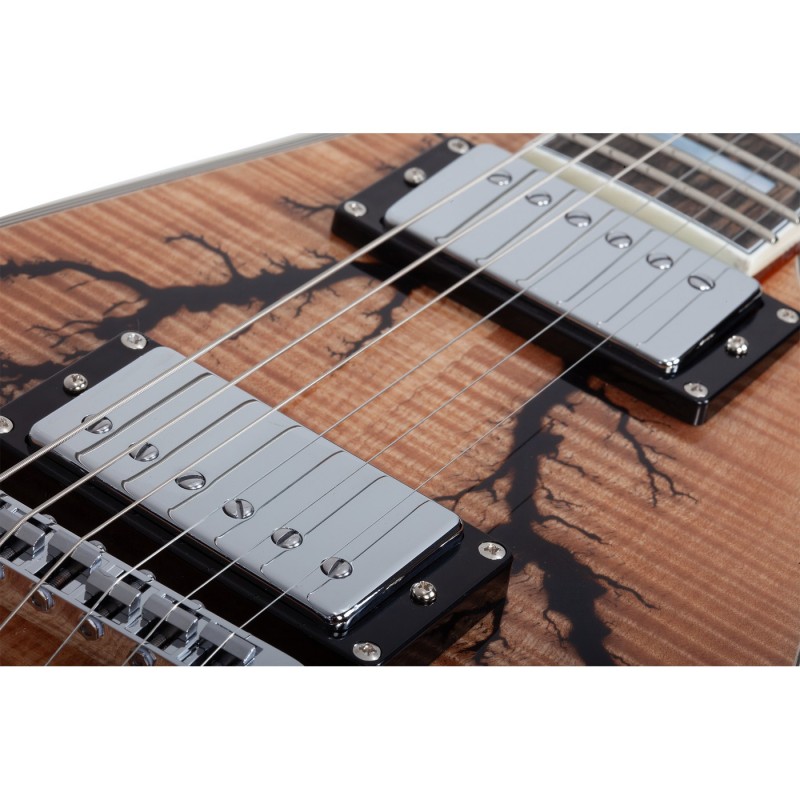 Schecter V-1 Electro-Resin Gloss Natural - Gitara elektryczna Schecter V-1 Electro-Resin Gloss Natural - Gitara elektryczna