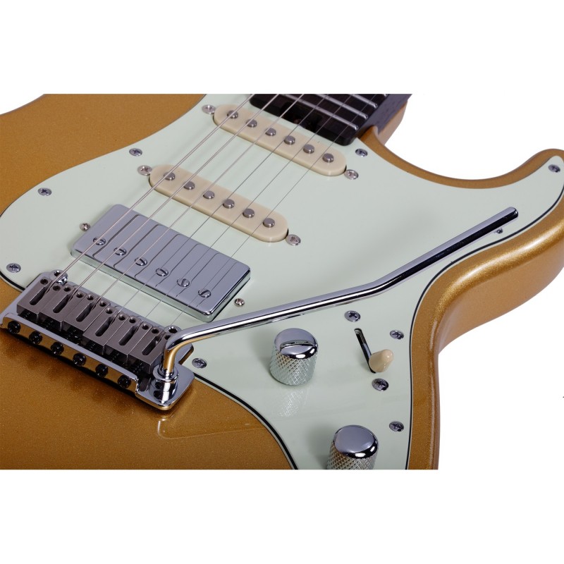 Schecter Nick Johnston 10th Anniversary Traditional HSS Atomic Saffron - Gitara elektryczna Schecter Nick Johnston 10th Anniversary Traditional HSS Atomic Saffron - Gitara elektryczna