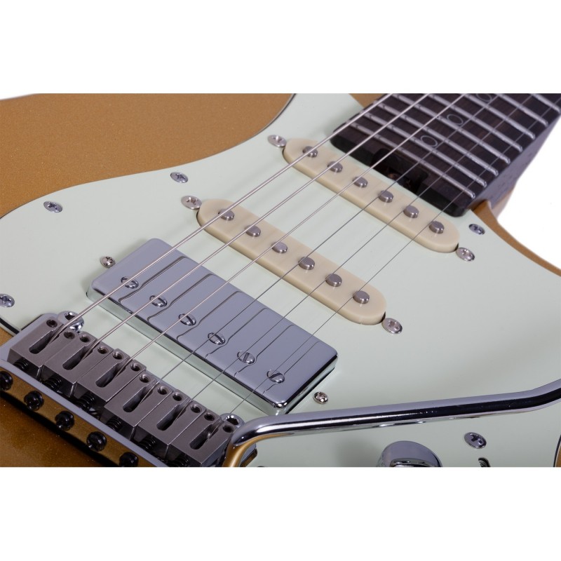 Schecter Nick Johnston 10th Anniversary Traditional HSS Atomic Saffron - Gitara elektryczna Schecter Nick Johnston 10th Anniversary Traditional HSS Atomic Saffron - Gitara elektryczna