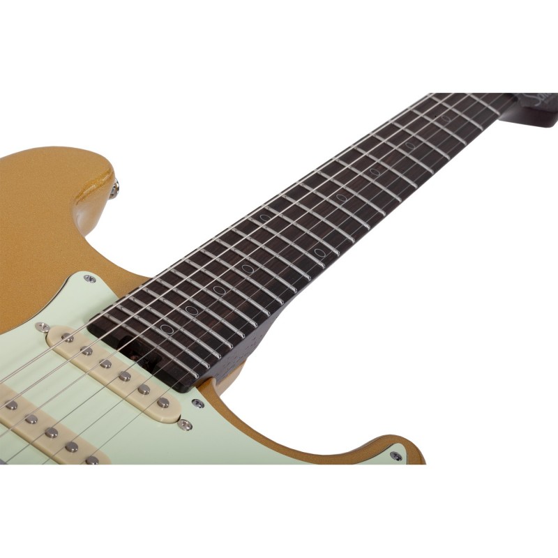 Schecter Nick Johnston 10th Anniversary Traditional HSS Atomic Saffron - Gitara elektryczna Schecter Nick Johnston 10th Anniversary Traditional HSS Atomic Saffron - Gitara elektryczna