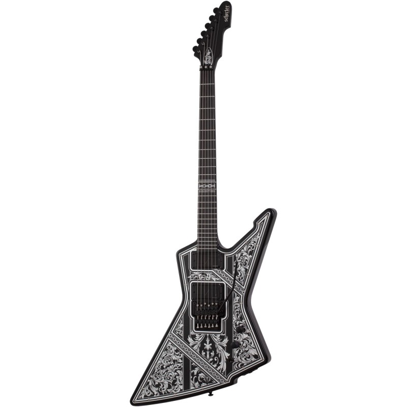Schecter E-1 FR Przym Palladium Gloss Black - Gitara elektryczna Schecter E-1 FR Przym Palladium Gloss Black - Gitara elektryczna
