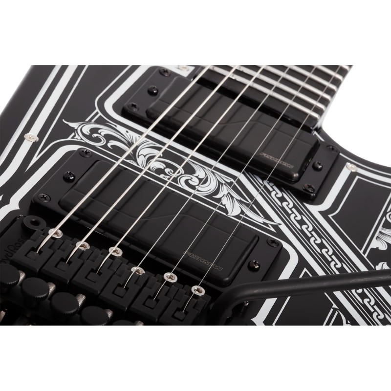 Schecter E-1 FR Przym Palladium Gloss Black - Gitara elektryczna Schecter E-1 FR Przym Palladium Gloss Black - Gitara elektryczna