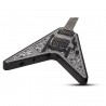 Schecter V-1 Przym Palladium Gloss Black - Gitara elektryczna Schecter V-1 Przym Palladium Gloss Black - Gitara elektryczna