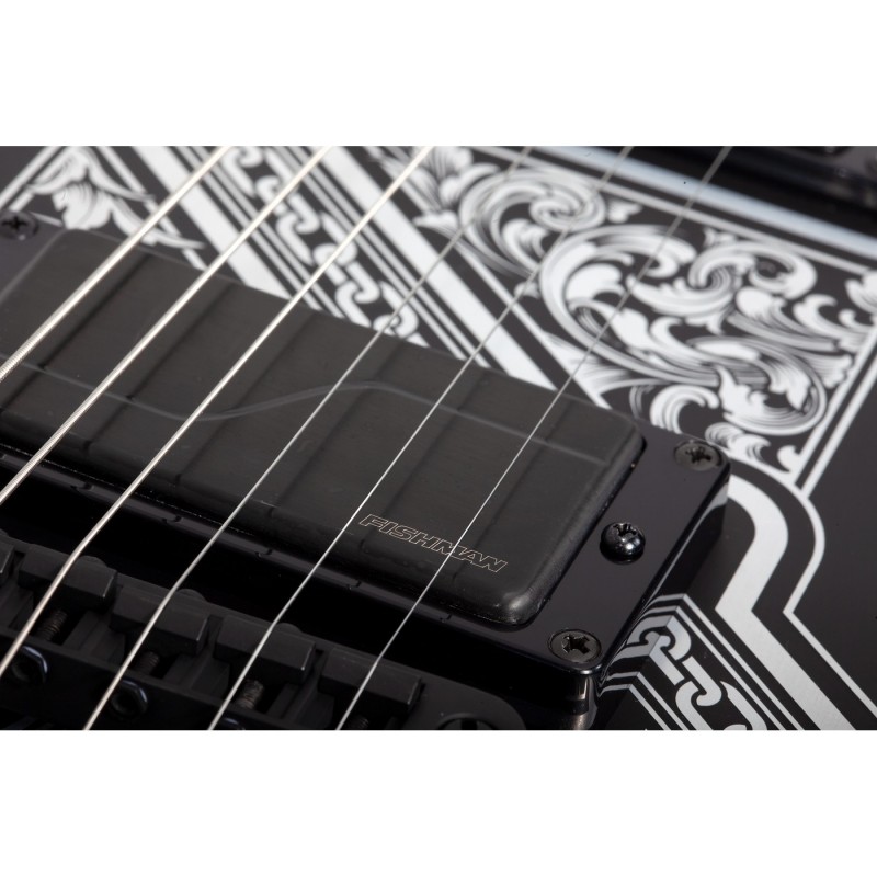 Schecter V-1 Przym Palladium Gloss Black - Gitara elektryczna Schecter V-1 Przym Palladium Gloss Black - Gitara elektryczna