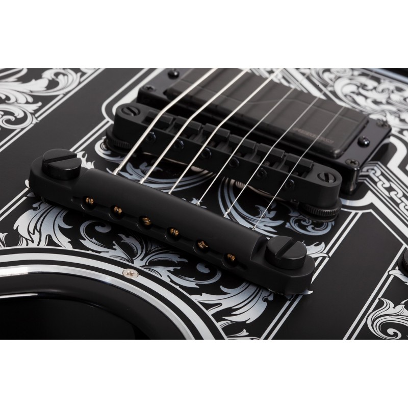 Schecter V-1 Przym Palladium Gloss Black - Gitara elektryczna Schecter V-1 Przym Palladium Gloss Black - Gitara elektryczna