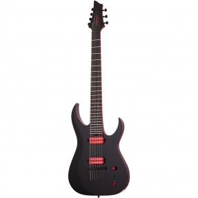 Schecter Sunset-7 Red Dawn Gloss Black - Gitara elektryczna
