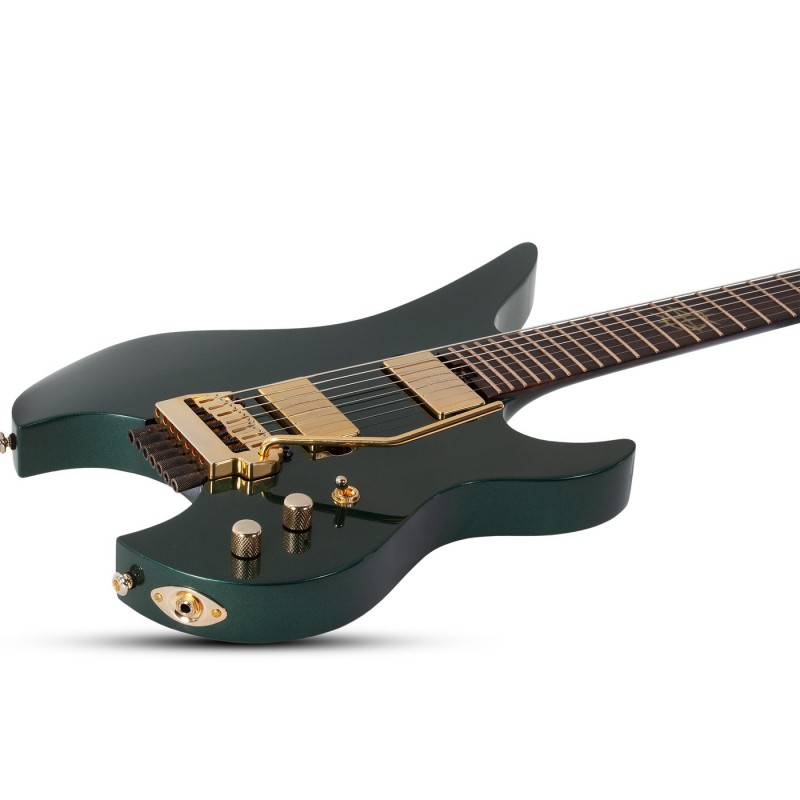 Schecter Synyster Gates Custom-7 TR Headless Oak Green Metallic - Gitara elektryczna Schecter Synyster Gates Custom-7 TR Headless Oak Green Metallic - Gitara elektryczna