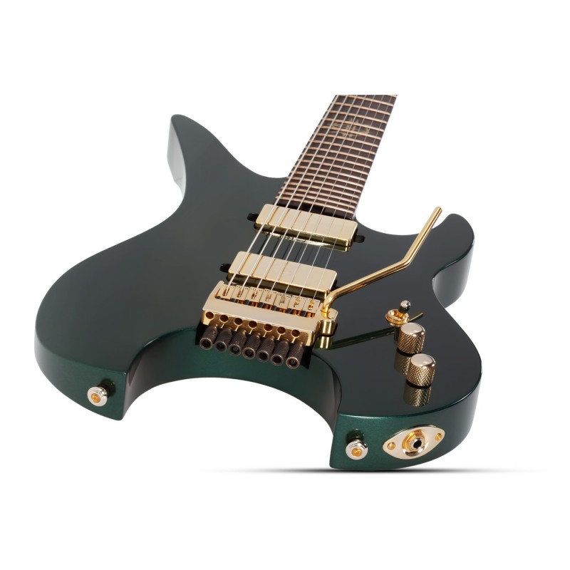 Schecter Synyster Gates Custom-7 TR Headless Oak Green Metallic - Gitara elektryczna Schecter Synyster Gates Custom-7 TR Headless Oak Green Metallic - Gitara elektryczna