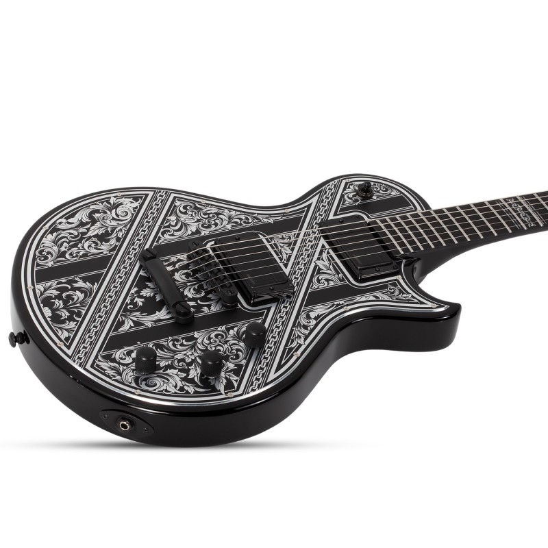 Schecter Solo-II Przym Palladium Gloss Black - Gitara elektryczna Schecter Solo-II Przym Palladium Gloss Black - Gitara elektryczna