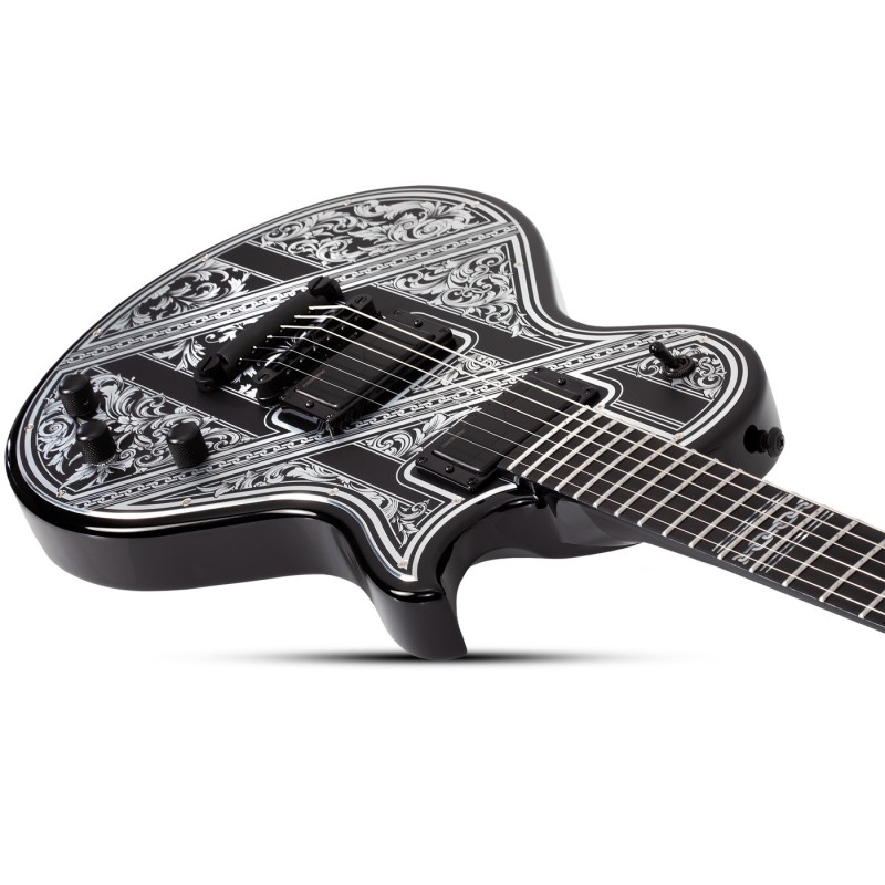 Schecter Solo-II Przym Palladium Gloss Black - Gitara elektryczna Schecter Solo-II Przym Palladium Gloss Black - Gitara elektryczna