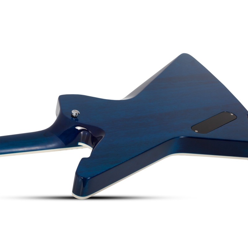Schecter E-1 Electro-Resin Transparent Blue - Gitara elektryczna Schecter E-1 Electro-Resin Transparent Blue - Gitara elektryczna
