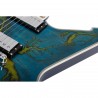 Schecter E-1 Electro-Resin Transparent Blue - Gitara elektryczna Schecter E-1 Electro-Resin Transparent Blue - Gitara elektryczna