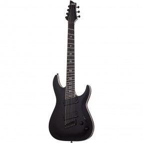 Schecter C-7 Mulitscale SLS Elite Evil Twin Satin Black - Gitara elektryczna