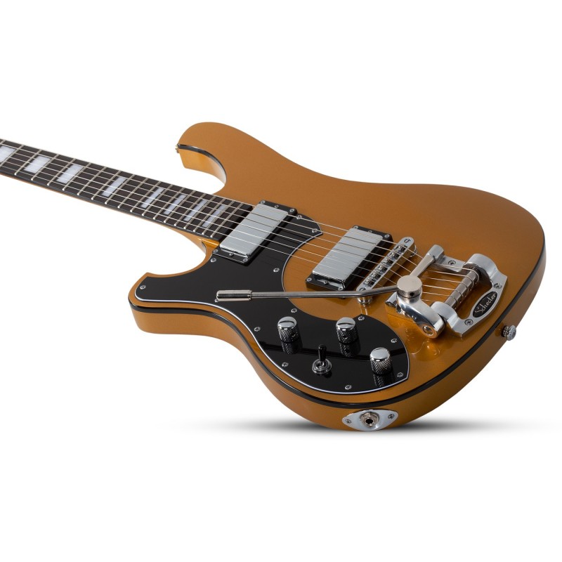 Schecter Stargazer-6 Vibrato LH Metallic Gold - Gitara elektryczna Schecter Stargazer-6 Vibrato LH Metallic Gold - Gitara elektryczna