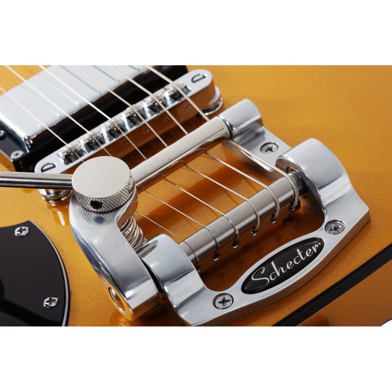Schecter Stargazer-6 Vibrato LH Metallic Gold - Gitara elektryczna Schecter Stargazer-6 Vibrato LH Metallic Gold - Gitara elektryczna
