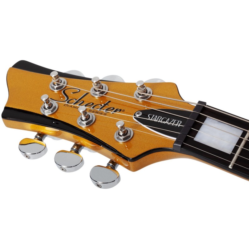 Schecter Stargazer-6 Vibrato LH Metallic Gold - Gitara elektryczna Schecter Stargazer-6 Vibrato LH Metallic Gold - Gitara elektryczna