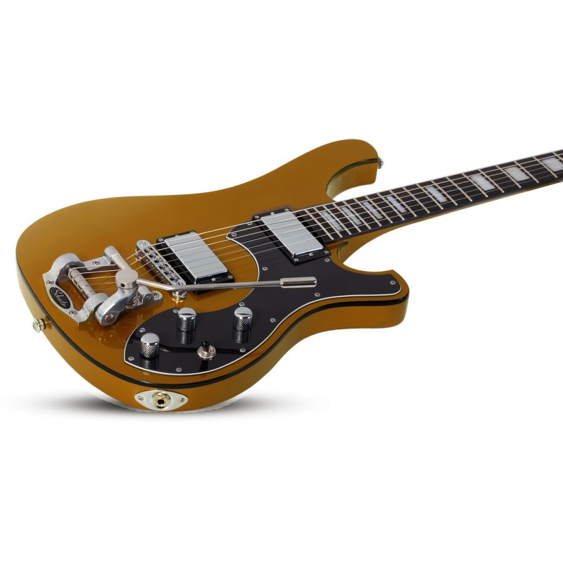 Schecter Stargazer-6 Vibrato Metallic Gold - Gitara elektryczna Schecter Stargazer-6 Vibrato Metallic Gold - Gitara elektryczna