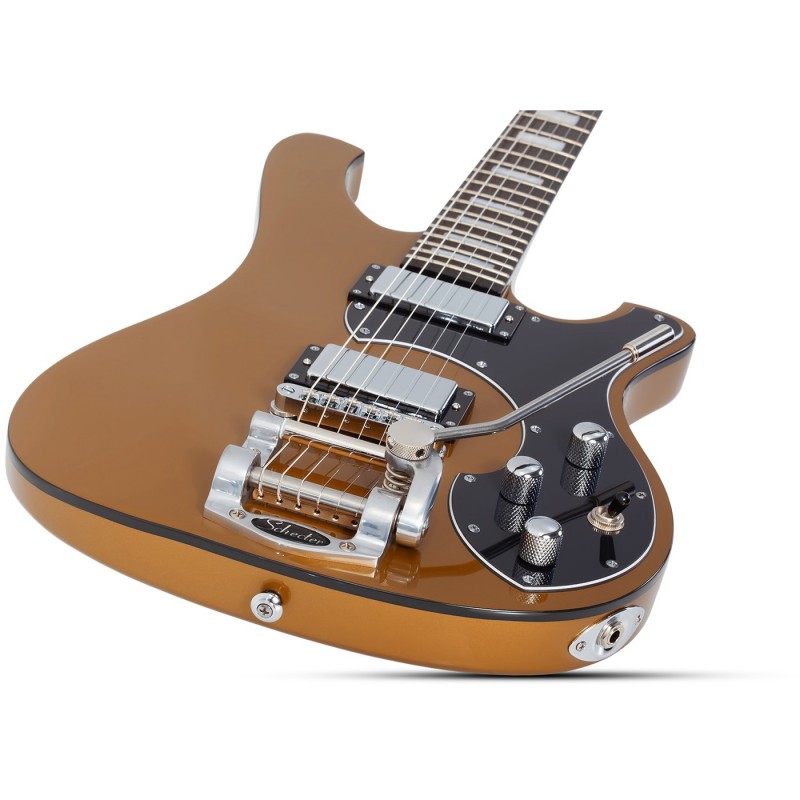 Schecter Stargazer-6 Vibrato Metallic Gold - Gitara elektryczna Schecter Stargazer-6 Vibrato Metallic Gold - Gitara elektryczna
