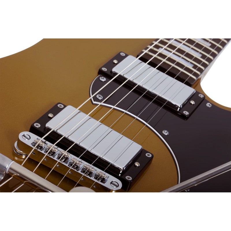 Schecter Stargazer-6 Vibrato Metallic Gold - Gitara elektryczna Schecter Stargazer-6 Vibrato Metallic Gold - Gitara elektryczna