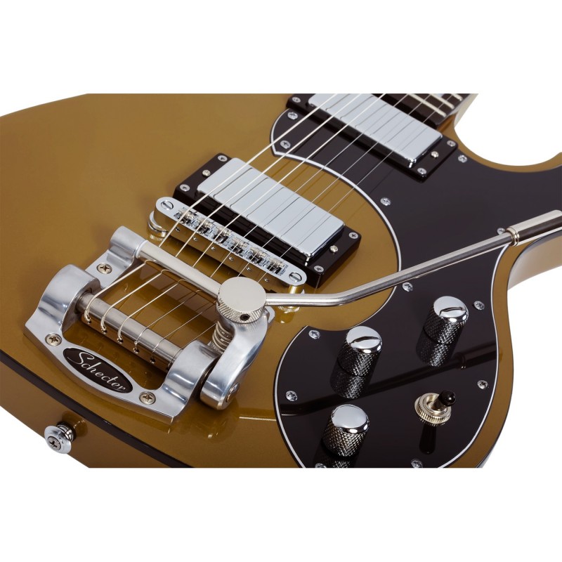 Schecter Stargazer-6 Vibrato Metallic Gold - Gitara elektryczna Schecter Stargazer-6 Vibrato Metallic Gold - Gitara elektryczna