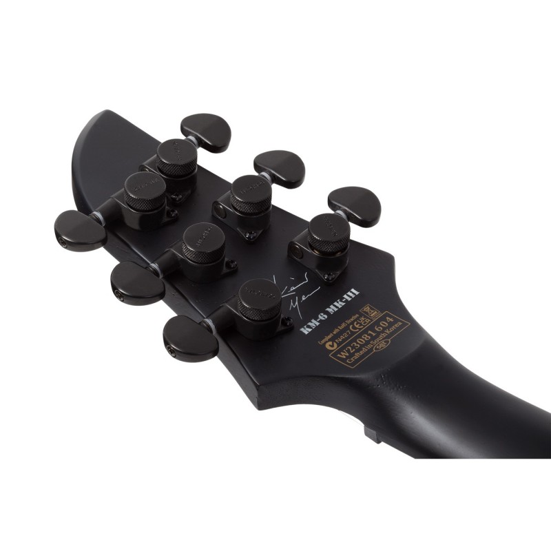 Schecter Keith Merrow KM-6 MK-III EX Satin Black Open Pore - Gitara elektryczna Schecter Keith Merrow KM-6 MK-III EX Satin Black Open Pore - Gitara elektryczna
