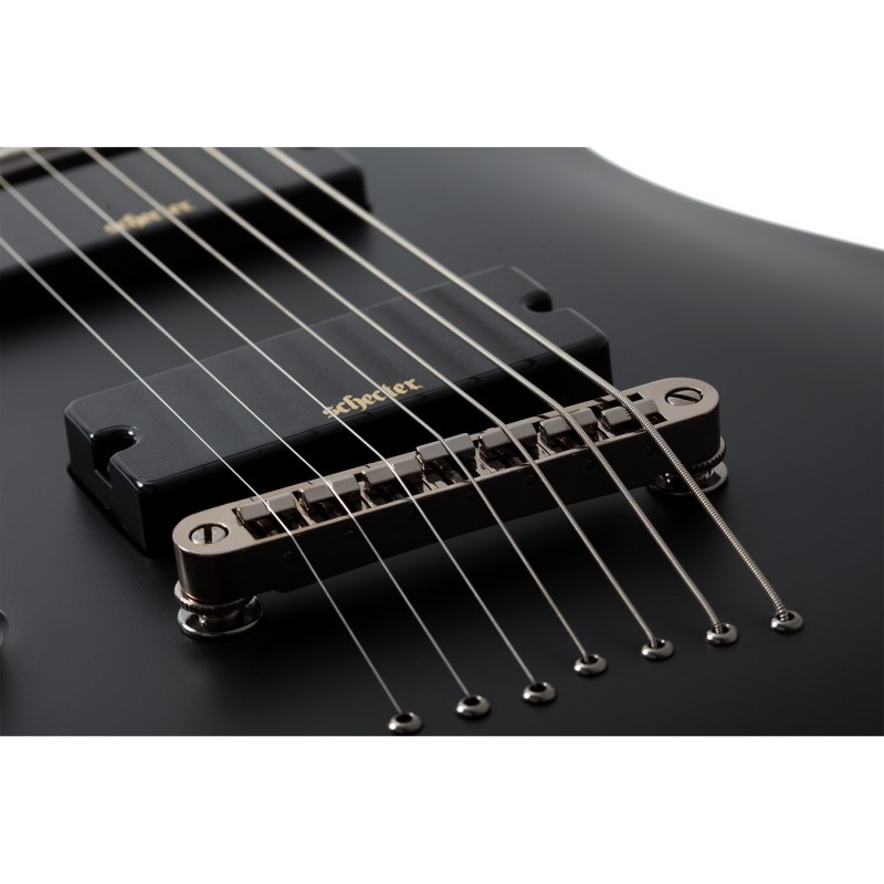 Schecter Demon-7 LH Aged Black Satin - Gitara elektryczna Schecter Demon-7 LH Aged Black Satin - Gitara elektryczna