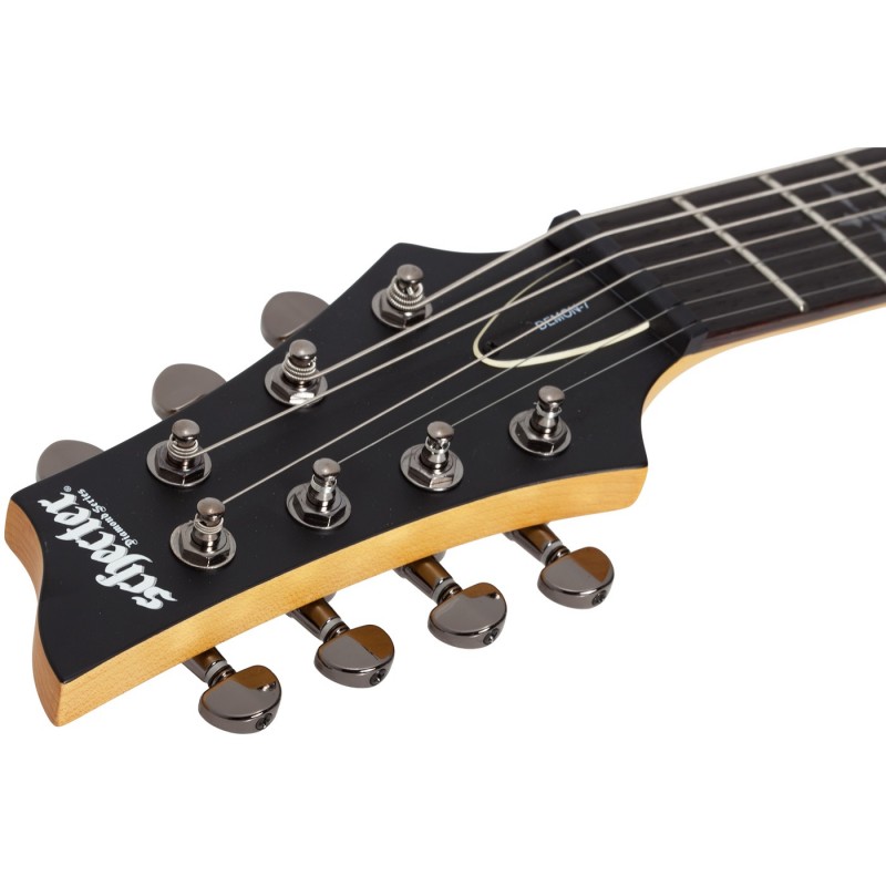 Schecter Demon-7 LH Aged Black Satin - Gitara elektryczna Schecter Demon-7 LH Aged Black Satin - Gitara elektryczna