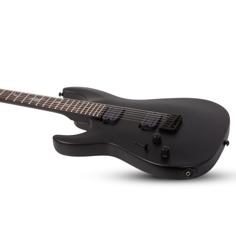 Schecter Damien-6 LH Satin Black - Gitara elektryczna Schecter Damien-6 LH Satin Black - Gitara elektryczna