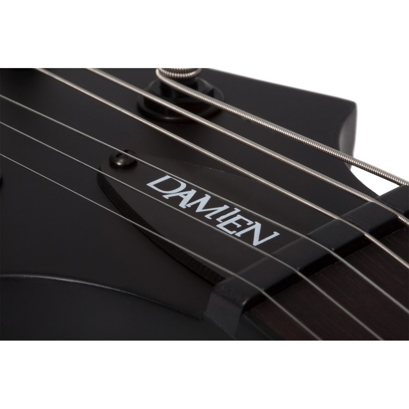 Schecter Damien-6 LH Satin Black - Gitara elektryczna Schecter Damien-6 LH Satin Black - Gitara elektryczna