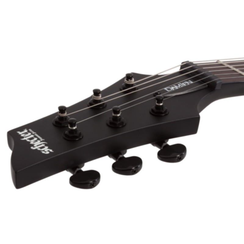 Schecter Damien-6 LH Satin Black - Gitara elektryczna Schecter Damien-6 LH Satin Black - Gitara elektryczna