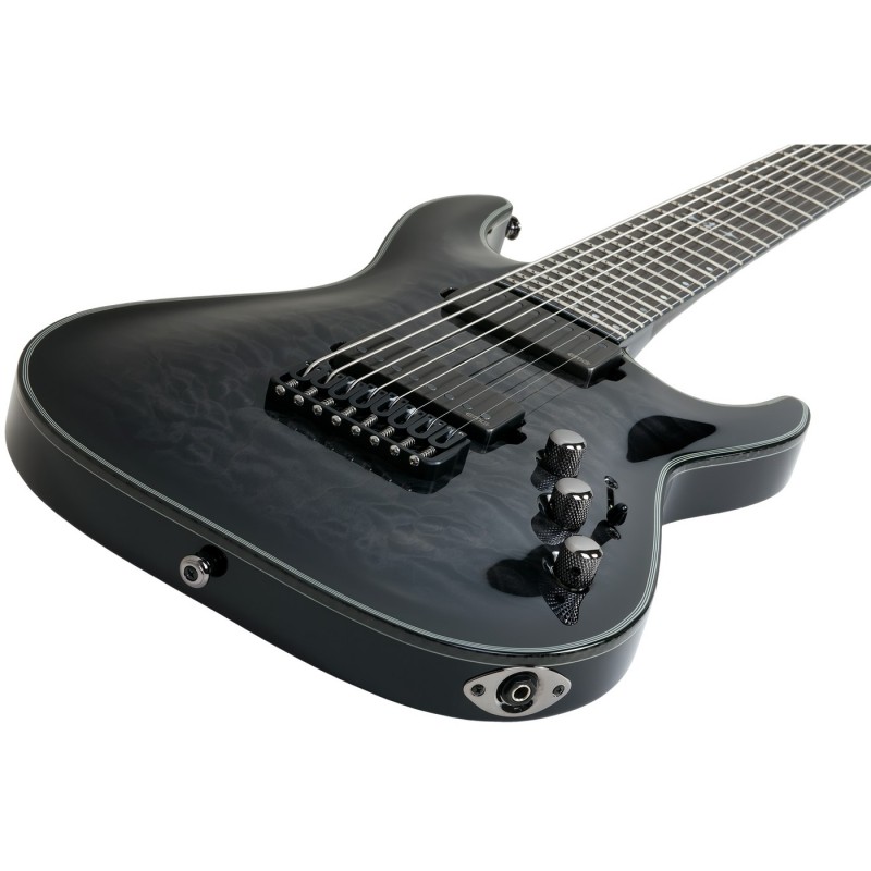Schecter Hellraiser Hybrid C-8 Trans Black Burst - Gitara elektryczna Schecter Hellraiser Hybrid C-8 Trans Black Burst - Gitara elektryczna