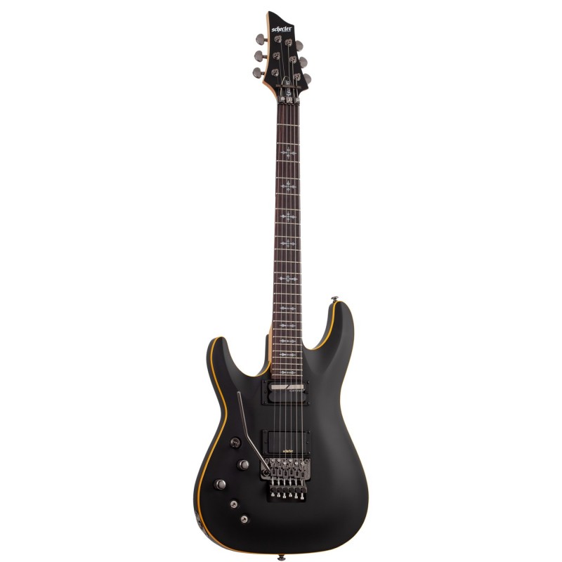 Schecter Demon-6 FR LH Aged Black Satin - Gitara elektryczna Schecter Demon-6 FR LH Aged Black Satin - Gitara elektryczna