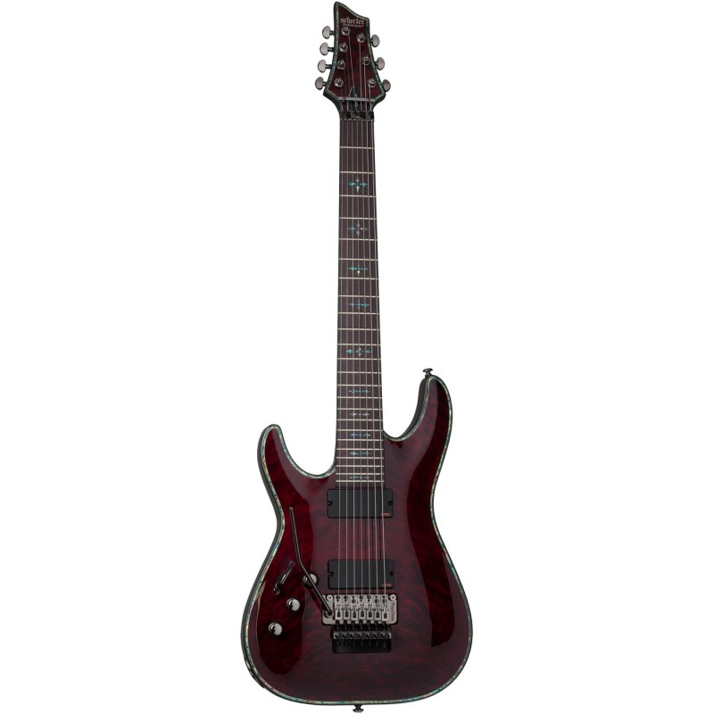 Schecter Hellraiser C-7 FR LH Black Cherry - Gitara elektryczna Schecter Hellraiser C-7 FR LH Black Cherry - Gitara elektryczna